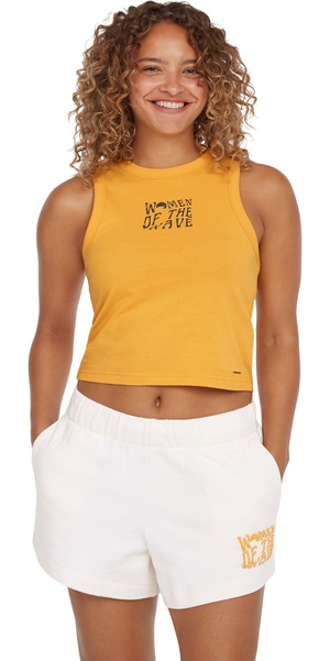 2025 O'Neill Mujer Mujeres De La Ola Tanktop 1850228 - Golden Honey